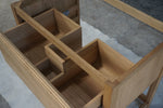 Solid Oak Bathroom Vanity, 36"W x 22"D x 34.5"H