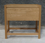 Solid Oak Bathroom Vanity, 36"W x 22"D x 34.5"H