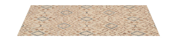 Jelly Roll Sky Handwoven Reversible Wool Rug