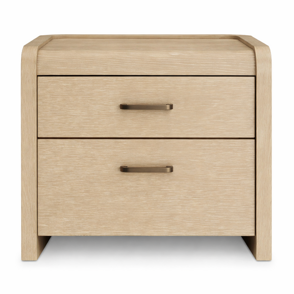 Joanne Nighstand - Washed Oak Veneer, 23.62"W