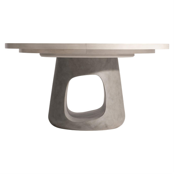 Sereno Extendable Dining Table, 60" Round extends to an 80" Oval