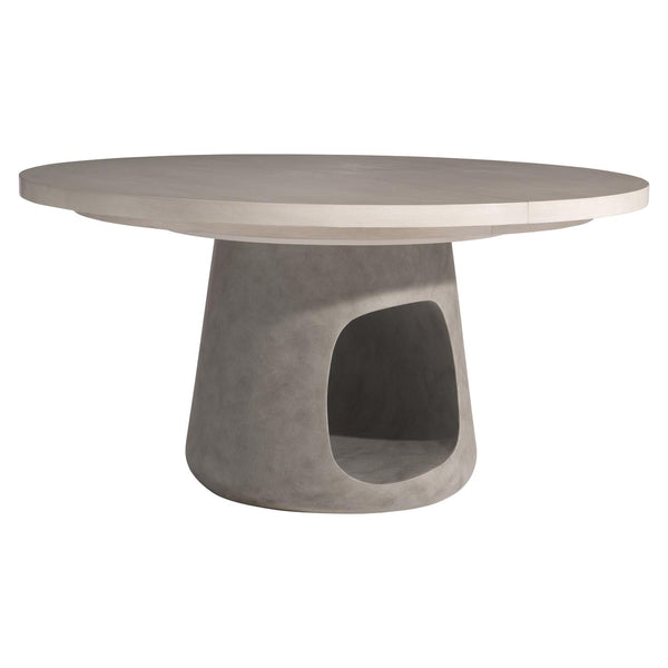Sereno Extendable Dining Table, 60" Round extends to an 80" Oval