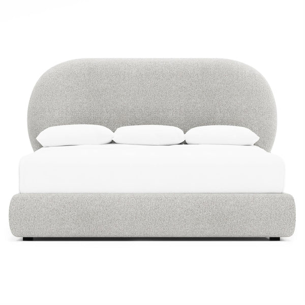 Monolith Panel Bed, King & Queen, Boucle Performance Fabric