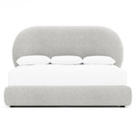 Monolith Panel Bed, King & Queen, Boucle Performance Fabric