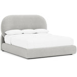 Monolith Panel Bed, King & Queen, Boucle Performance Fabric