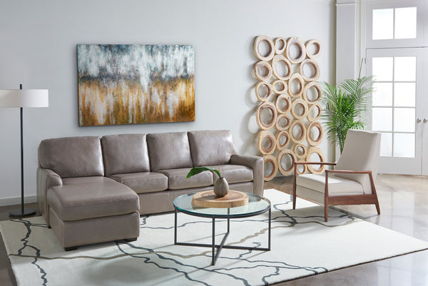 Aston Manual Recliner Chair, Artemis Snow Performance Fabric/Walnut