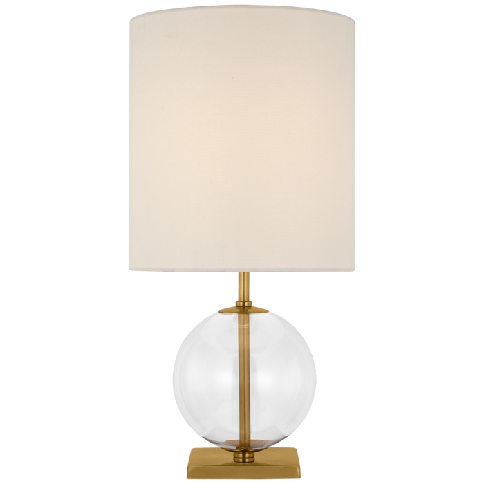 Elsie Small Table Lamp, Clear Glass