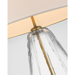 Everleigh Large Fluted Table Lamp, Clear