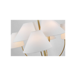 Kinsley Large Two-Tier Chandelier - Soft Brass, 43.25"Dia