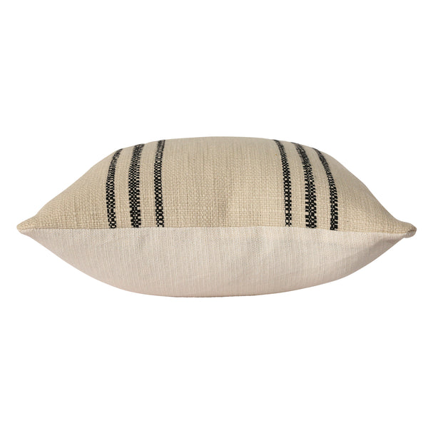 Bowen Pillow - Black/White Stripe, 3 Sizes