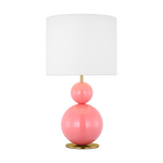 Suki Medium Table Lamp, Coral