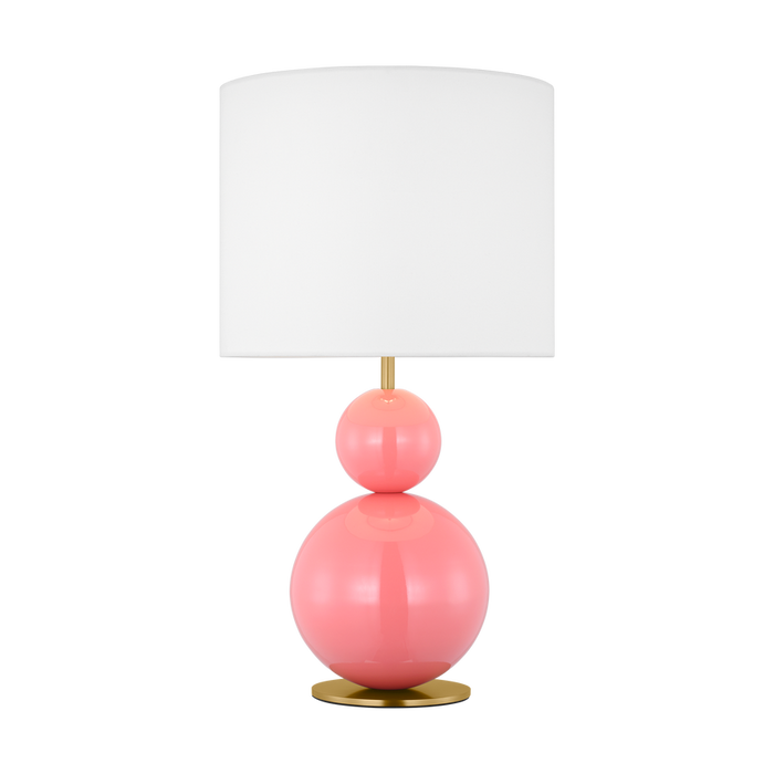 Suki Medium Table Lamp, Coral