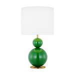 Suki Medium Table Lamp - Green, 22"H