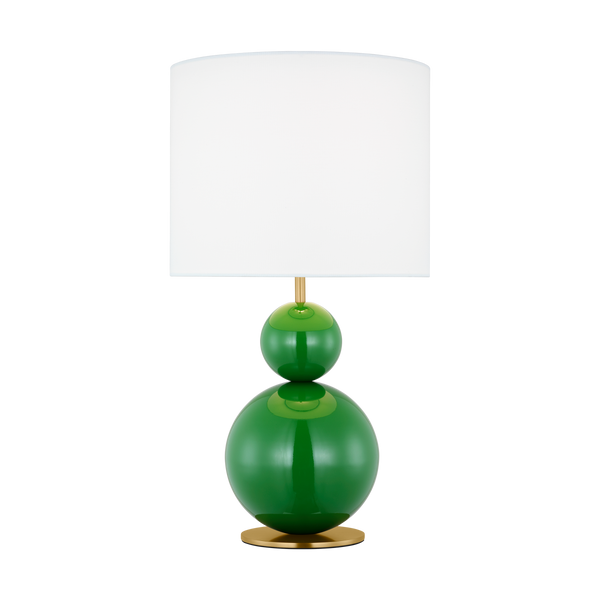 Suki Medium Table Lamp - Green, 22"H