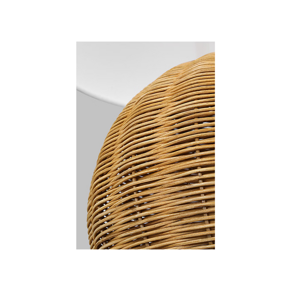 Mari Medium Table Lamp - Rattan, 24.25"H