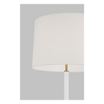 Monroe Large Floor Lamp, Burnished Brass