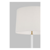 Monroe Large Floor Lamp, Burnished Brass