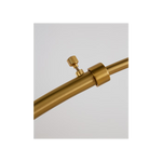 Sawyer Floor Lamp - Burnished Brass, 75"H