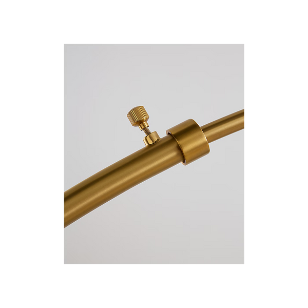 Sawyer Floor Lamp - Burnished Brass, 75"H