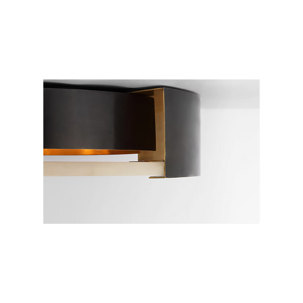 Melange X-Large Flush Mount, Bronze, 21" Dia