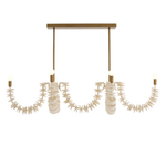 Kalama Linear Chandelier, 57"W x 35.5"D