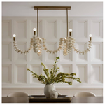Kalama Linear Chandelier, 57"W x 35.5"D