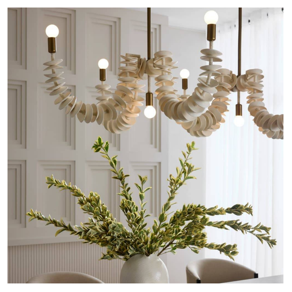Kalama Linear Chandelier, 57"W x 35.5"D