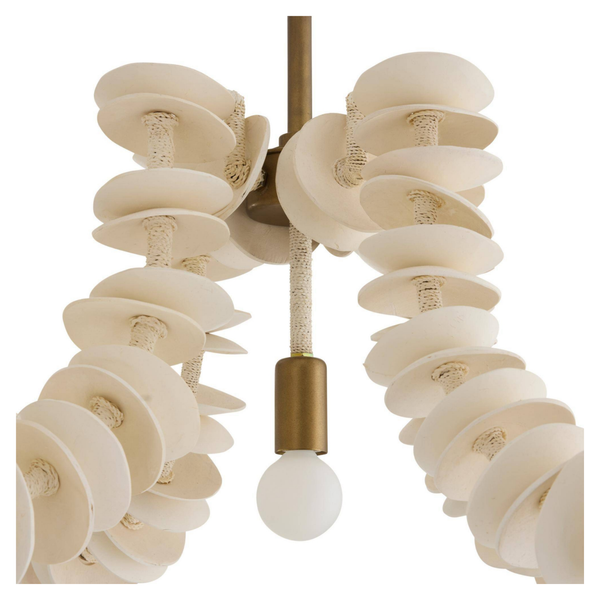 Kalama Linear Chandelier, 57"W x 35.5"D