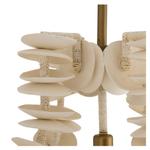 Kalama Linear Chandelier, 57"W x 35.5"D
