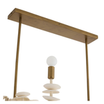 Kalama Linear Chandelier, 57"W x 35.5"D