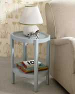 Deen Side Table - Sky, 16.4"W x 13.4" D