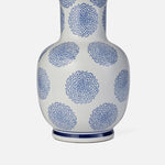 Bergman Table Lamp, Blue/White Ceramic, 27"H