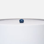 Leah Table Lamp, Navy Resin, 27" H