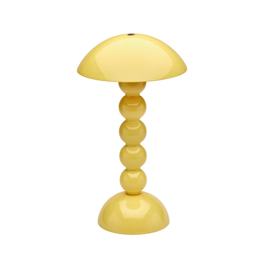 Bobbin Rechargeable LED Lamp - Buttercream Lacquer, 11.8"H
