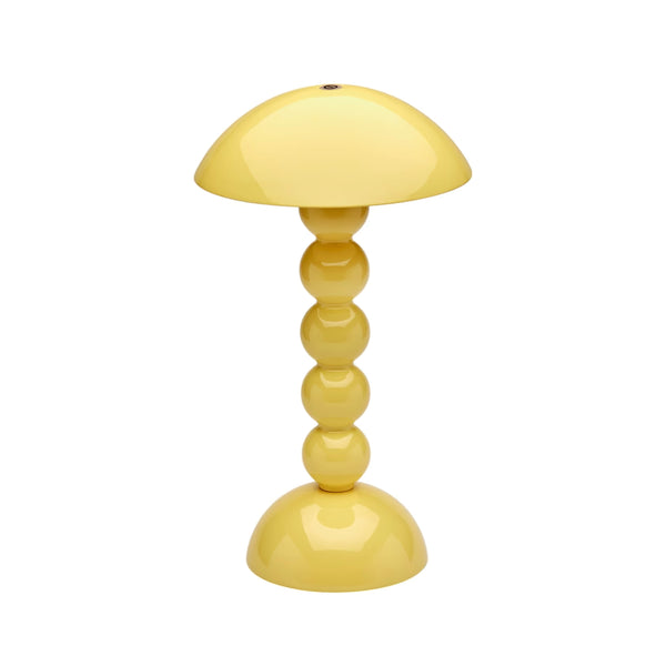 Bobbin Rechargeable LED Lamp - Buttercream Lacquer, 11.8"H