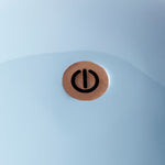 Bobbin Rechargeable LED Lamp - Pale Denim Lacquer, 11.8"H