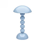 Bobbin Rechargeable LED Lamp - Pale Denim Lacquer, 11.8"H