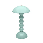 Bobbin Rechargeable LED Lamp - Eau De Nil Lacquer, 11.8"H