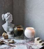 Grand White Luna Candle, Waxing Moon