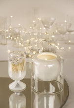 Grand White Luna Candle, Waxing Moon