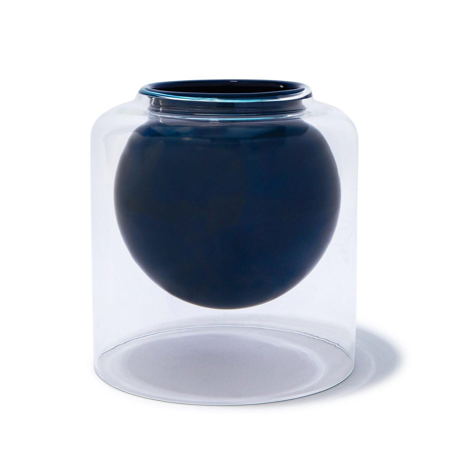 Grand Midnight Blue Luna Candle, Yuzu Pine