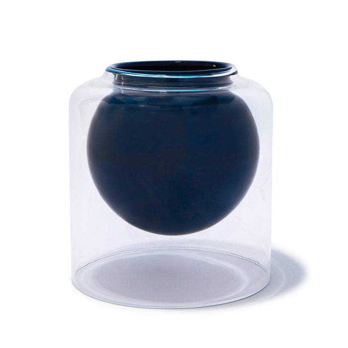 Grand Midnight Blue Luna Candle, Yuzu Pine
