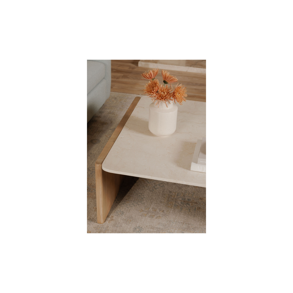 Lane Coffee Table Natural, 41”W x 39”D x 16”H