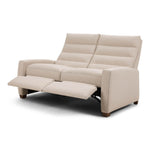 Lanier Manual Recliner 2 Seat Sofa, Archer Sand Performance Fabric/Mink, 65"W