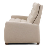 Lanier Manual Recliner 3 Seat Sofa, Archer Sand Performance Fabric/Mink, 92"W
