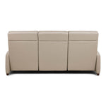 Lanier Manual Recliner 3 Seat Sofa, Archer Sand Performance Fabric/Mink, 92"W
