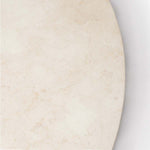 Laurel Round Marble Cocktail Table, Honey, 60" Dia