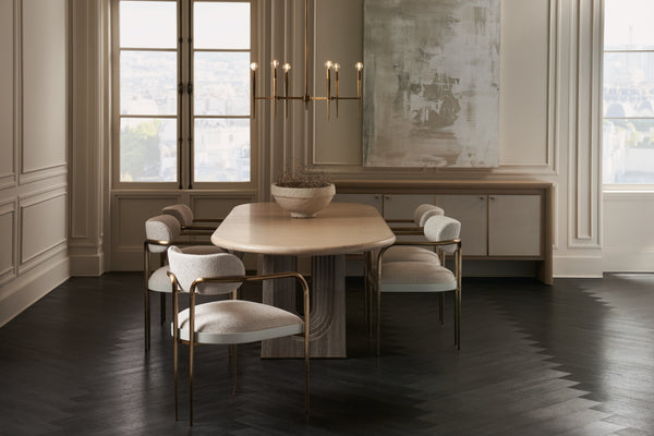 Emphasis Dining Table, 94"W x 42"D x 29.5"H (extends to 120")