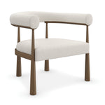 Bali Accent Chair, Oatmeal Melange Boucle