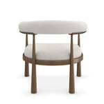 Bali Accent Chair, Oatmeal Melange Boucle